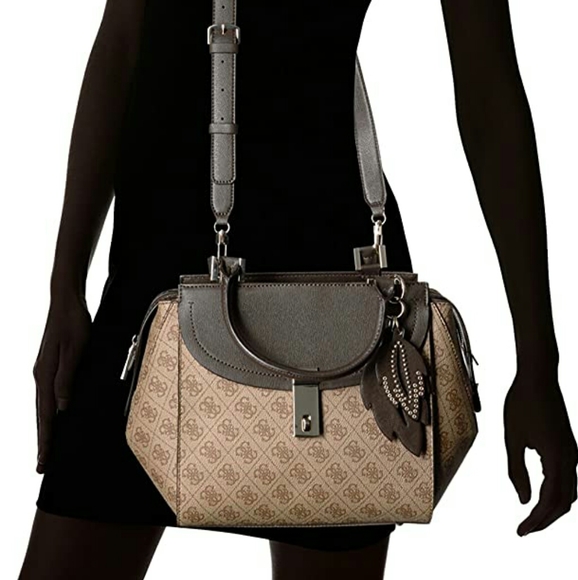 Guess Brown Satchel - Picture 2 of 6